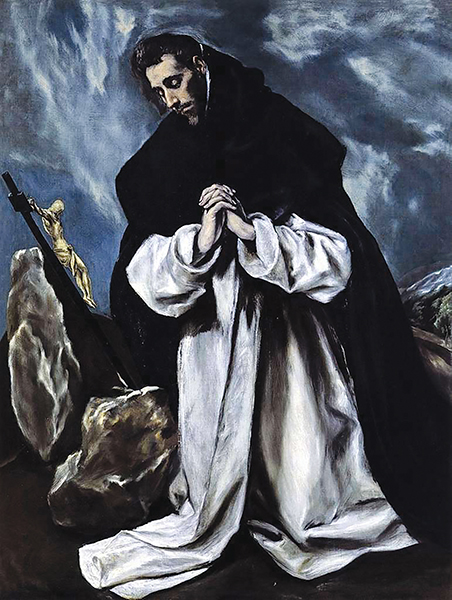 Vision 2026 Brooks 4 What monastic mystics got right about life <em>Saint Dominic in prayer</em> by El Greco, getarchive.net